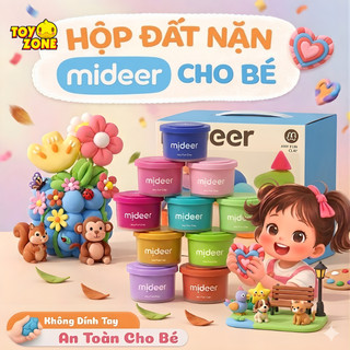 Hộp Đồ Chơi Đất Nặn Tự Khô Mideer 24-36 Màu - Đồ Chơi Đất Sét Chất Liệu Tự Nhiên, Mềm Mịn, Không Độc Hại, An Toàn Cho Bé