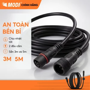 Dây Cáp Kết Nối Tấm Pin Đèn Năng Lượng Mặt Trời Dài 3M, 5M 2 Pin Chống Nước, Bền Bỉ, Chịu Nhiệt Tốt