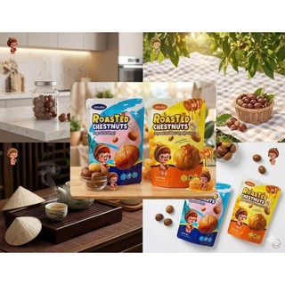 COMBO 10/20/30/50 HẠT DẺ NƯỚNG BIBOBU VỊ MUỐI BIỂN/MẬT ONG GÓI 80G - HÀNG NHẬP KHẨU