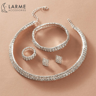 Bộ trang sức 4 món dự tiệc kiềng cổ sang trọng Larme accessories -BTS015