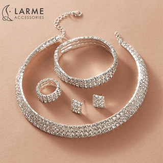 Bộ trang sức 4 món dự tiệc kiềng cổ sang trọng Larme accessories -BTS015