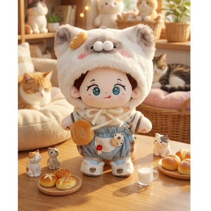Quần Áo Búp Bê Nữ 20cm GUAILA TOYs Clothes Siêu Dễ Thương, Outfit Doll 2026 Phụ Kiện Decor, Quà Tặng