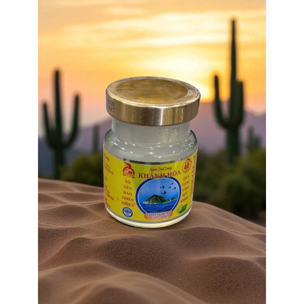 EVERNEST METALIZE - Tổ Yến Chưng Đường Phèn 40% (Hộp 6 Lọ 70ml), Yến Đảo Thiên Nhiên Bồi Bổ Sức Khỏe