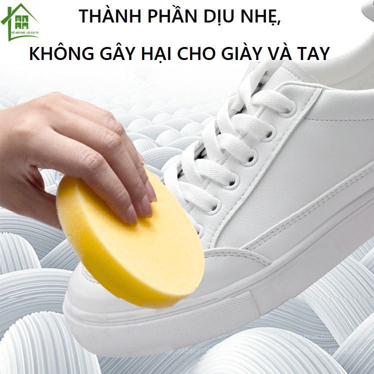 Kem vệ sinh giày da trắng, da lộn ba lô, áo da, túi xách đánh bóng bảo vệ đồ da đa năng Shoes 2h.