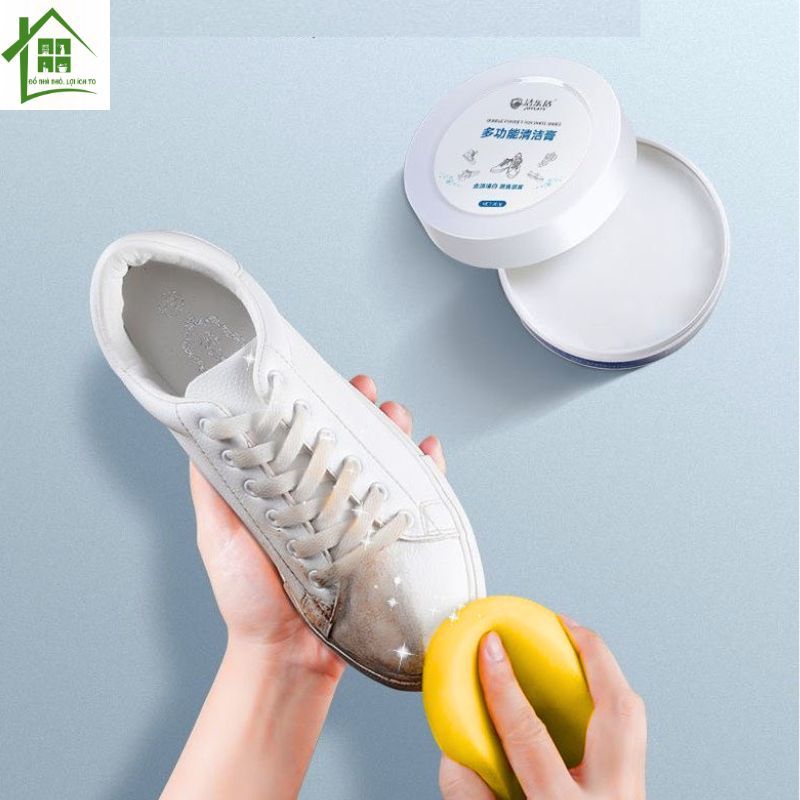 Kem vệ sinh giày da trắng, da lộn ba lô, áo da, túi xách đánh bóng bảo vệ đồ da đa năng Shoes 2h.