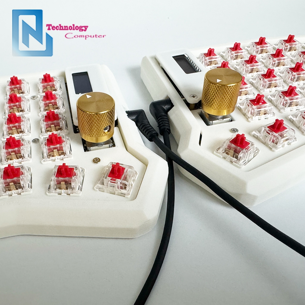Bàn Phím Sofle RGB V2.1 Chỉ Dùng Dây Hoàn Thiện Keyboard Split Sử Dụng Atmega32u4 Keymap QMK VIA | BigBuy360 - bigbuy360.vn