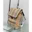 ⚡️[Hight Quality] Balo Nam Nữ Bu1 Dew Kẻ Caro Backpack - Điểm Nhấn Phối Kẻ Sọc Khóa Bấm Cao Cấp