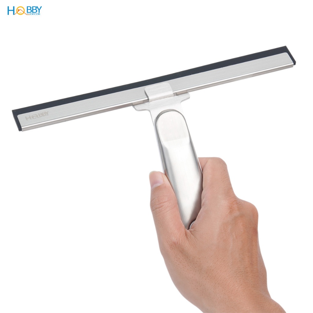 Cây gạt rửa kính gương lưỡi cao su cán inox 304 Hobby Home Decor RK1