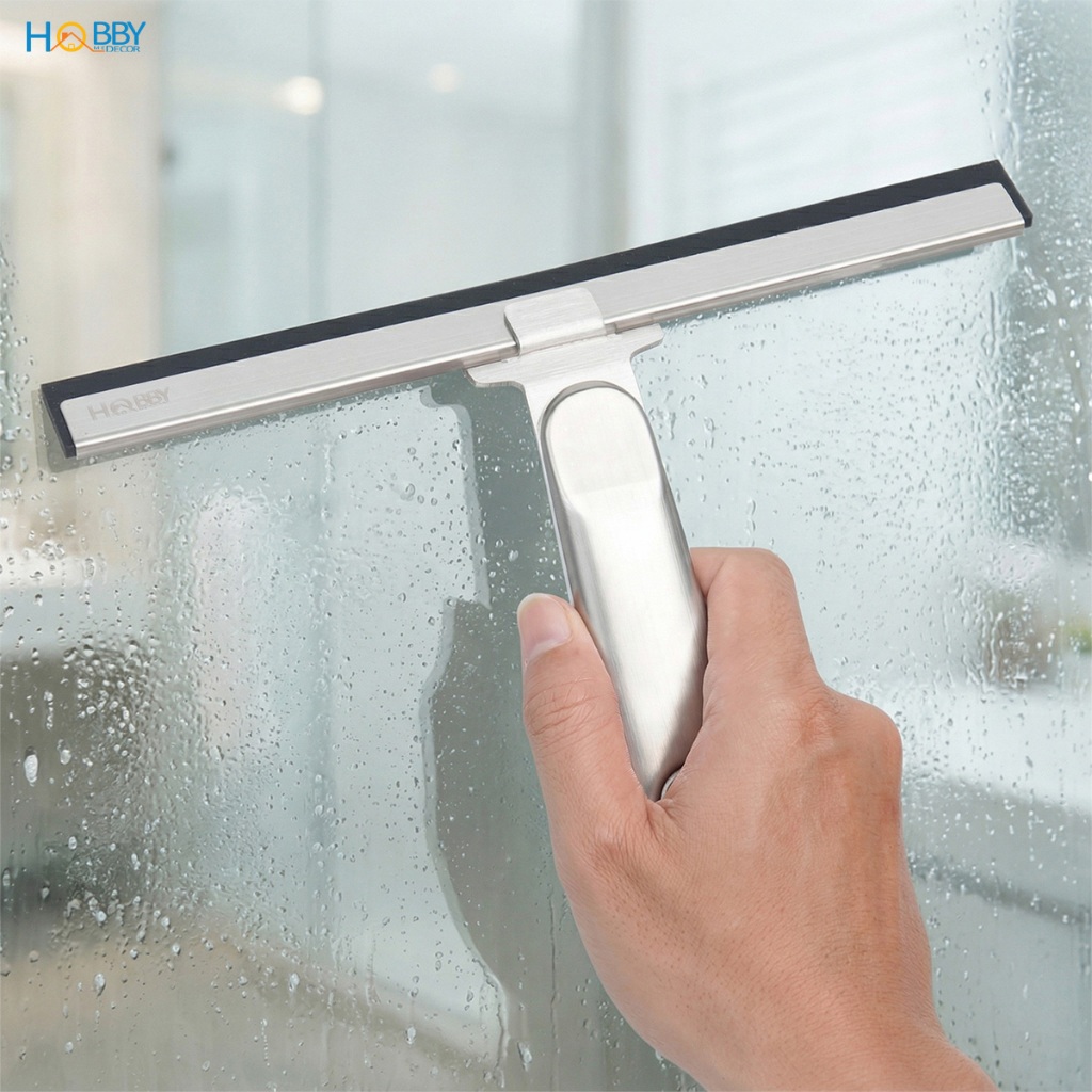 Cây gạt rửa kính gương lưỡi cao su cán inox 304 Hobby Home Decor RK1
