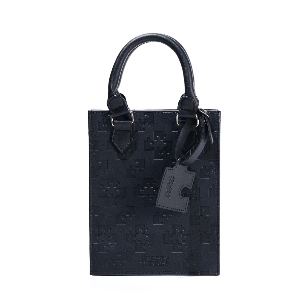 Túi Tote Sac Plat Monogram Nam Nữ Da PU Dập Chìm Form Đứng Đeo Vai Xách Tay | M MIDORI