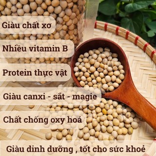 [500Gr] Đậu Nành Hữu Cơ Thuần Chủng Hồn Quảng - Loại 1 Nấu sữa, Làm Đậu Hũ Ngon Béo