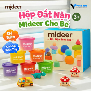Đồ Chơi Đất Nặn Mideer Siêu Nhẹ-Hộp Đất Nặn Tự Khô 36 Màu Chất Liệu Tự Nhiên,An Toàn-Đồ Chơi Giao Dục Phá Triển Trí Tuệ