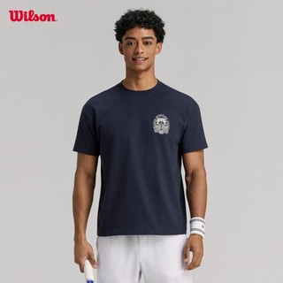 Wilson Men Classic Cotton Graphic Áo Thun Thể Thao WN00016
