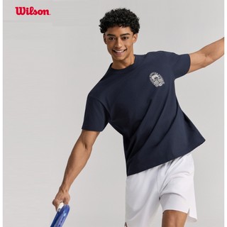 Wilson Men Classic Cotton Graphic Áo Thun Thể Thao WN00016