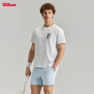 Wilson Men Classic Cotton Graphic Áo Thun Thể Thao WN00016