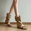 Dép Sandal Đế Xuồng Ẩn, Sandal Một Quai Hở Mũi Cá Tính 2026