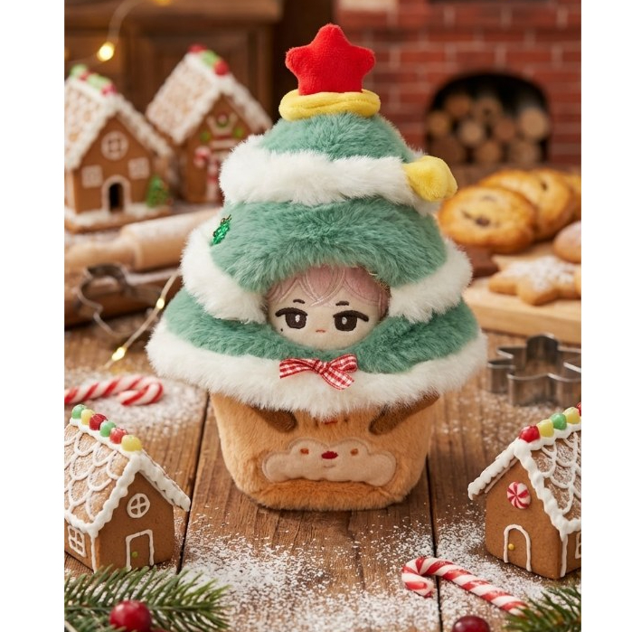 Outfit doll 10cm, quần áo búp bê 10cm, đồ cho búp bê, gấu bông búp bê GUAILA TOYs giáng sinh phụ kiện decor, quà tặng
