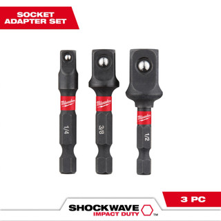 Đầu chuyển vít sang bulông 3 cái | 1 mũi bắt vít PH2-65mm Milwaukee Đầu chuyển 48-32-5033+48-32-4361