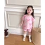 Combo 3 bộ tone hồng đáng yêu cho bé gái, chất vải cotton mềm mịn mặc đi học đi chơi - set 3b hồng nơ - Moonie Kid