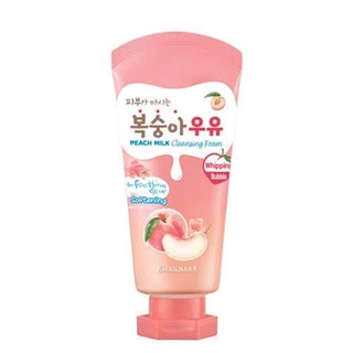 Sữa rửa mặt đào hàn quốc Kwailnara Peach Milk Cleansing Foam 120ml