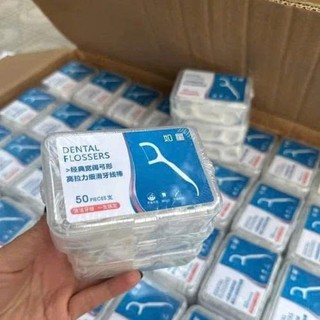 Combo 12 Hộp 600 Chiếc Tăm Chỉ Nha Khoa Tiệt Trùng Vệ Sinh Kẽ Răng Chuyên Dụng