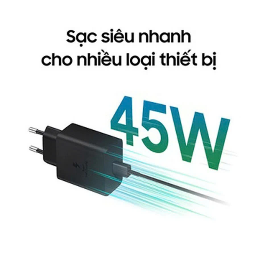 Bộ Sạc Nhanh 45W Chuẩn Zin Máy Sạc Siêu Nhanh Type C To Type C Cho Dòng Note, S Ultra Bảo Hành 6 Tháng