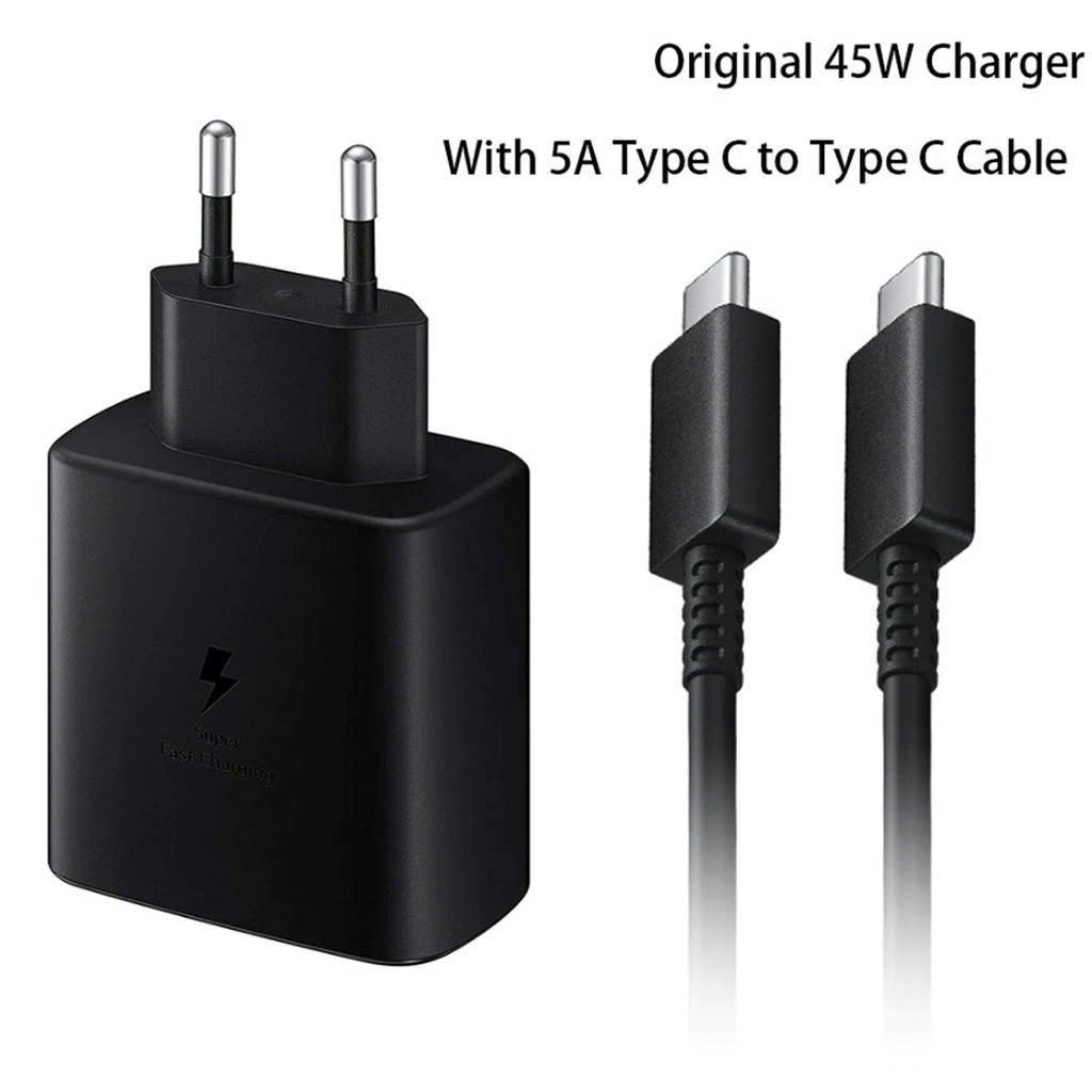 Bộ Sạc Nhanh 45W Chuẩn Zin Máy Sạc Siêu Nhanh Type C To Type C Cho Dòng Note, S Ultra Bảo Hành 6 Tháng