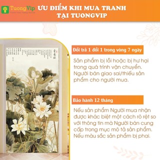 Tranh Treo Tường Dành Cho Người Tuổi Mùi - Hoa Mẫu Đơn Laminate Tráng Gương