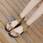 Giày sandal chiến binh nữ CAILUOYA khóa cài basic sang trọng, giày boot nữ LAL812 - Laylalay.n