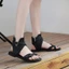 Giày sandal chiến binh nữ CAILUOYA khóa cài basic sang trọng, giày boot nữ LAL812 - Laylalay.n