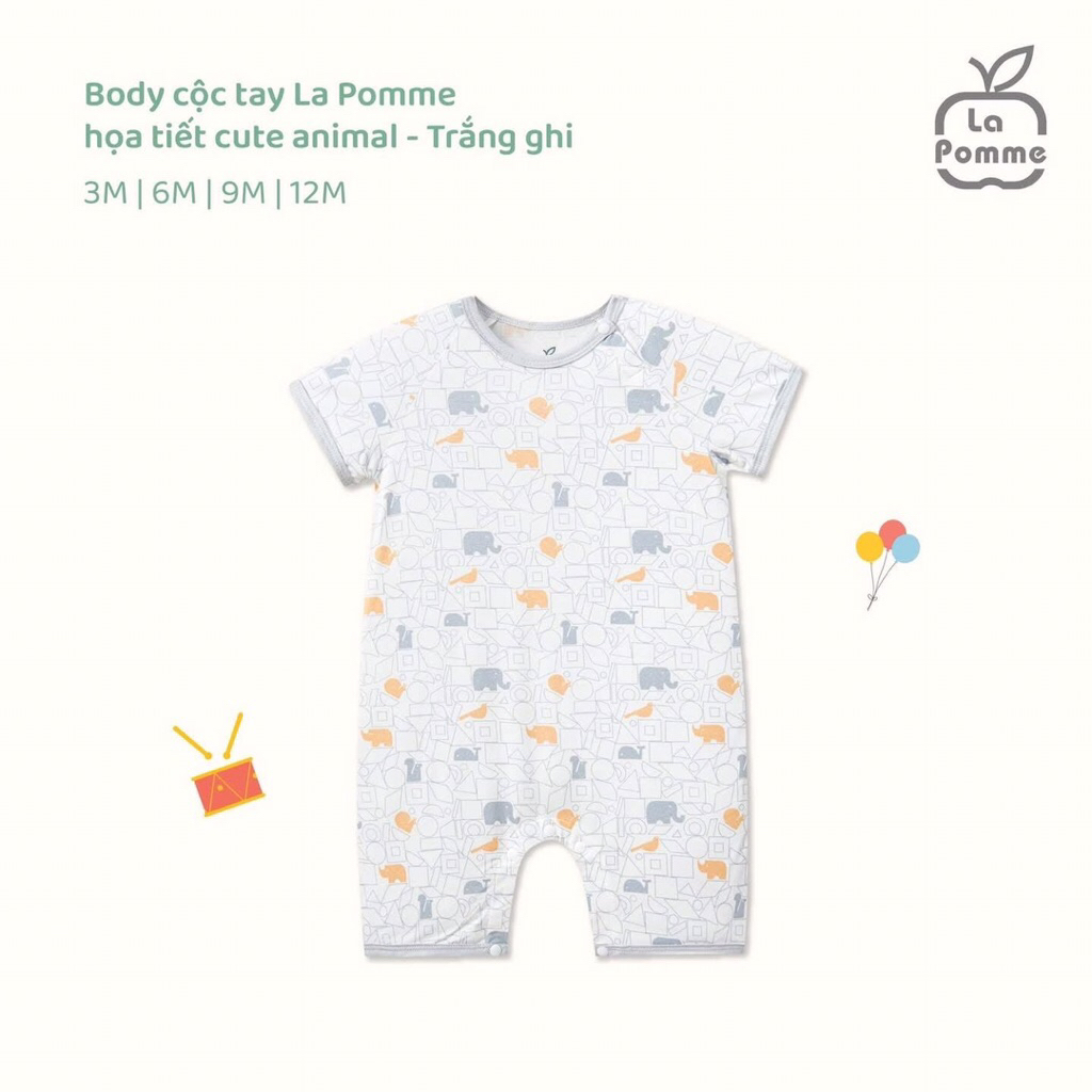 Body liền cộc Lapomme hoạ tiết xinh xắn diện hè