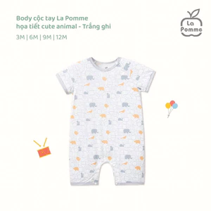 Body liền cộc Lapomme hoạ tiết xinh xắn diện hè