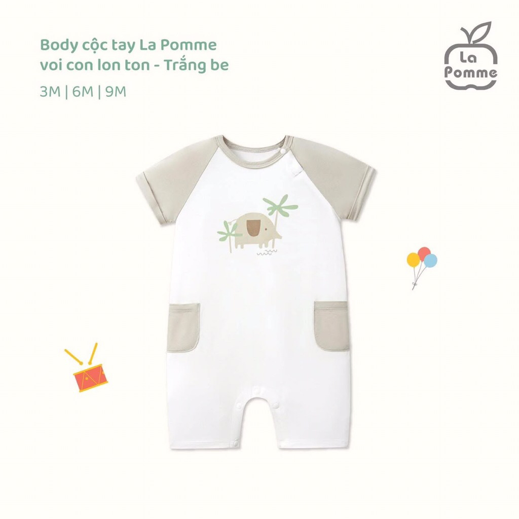 Body liền cộc Lapomme hoạ tiết xinh xắn diện hè