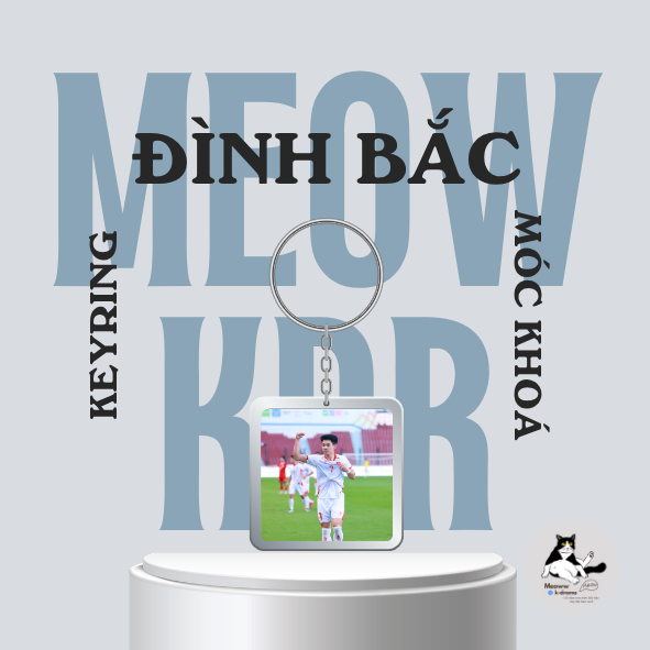 Móc khoá/Keyring cầu thủ - ĐÌNH BẮC -CẦU THỦ VIỆT NAM SIÊU HOT