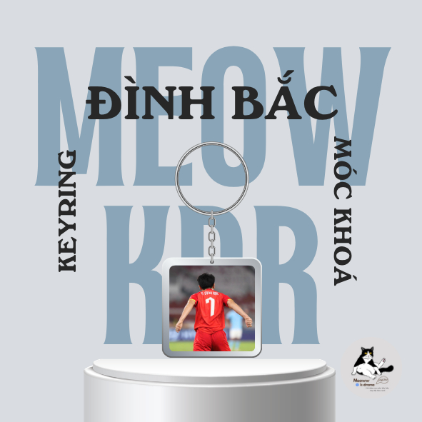 Móc khoá/Keyring cầu thủ - ĐÌNH BẮC -CẦU THỦ VIỆT NAM SIÊU HOT
