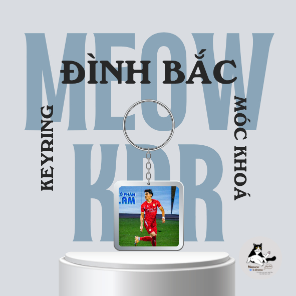 Móc khoá/Keyring cầu thủ - ĐÌNH BẮC -CẦU THỦ VIỆT NAM SIÊU HOT