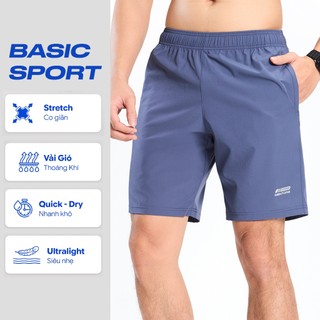 Set Bộ Đồ Thể Thao Nam MENTORIS Basic Áo Coolmax Và Quần Short Vải Gió Thoáng Mát MBT02