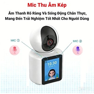 Camera An Ninh Nhà Ở 360° | Màn Hình Thông Minh | Video Call Trực Tuyến | Đàm Thoại Hai Chiều | Quan Xem Từ Xa