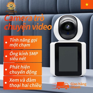 Camera An Ninh Nhà Ở 360° | Màn Hình Thông Minh | Video Call Trực Tuyến | Đàm Thoại Hai Chiều | Quan Xem Từ Xa