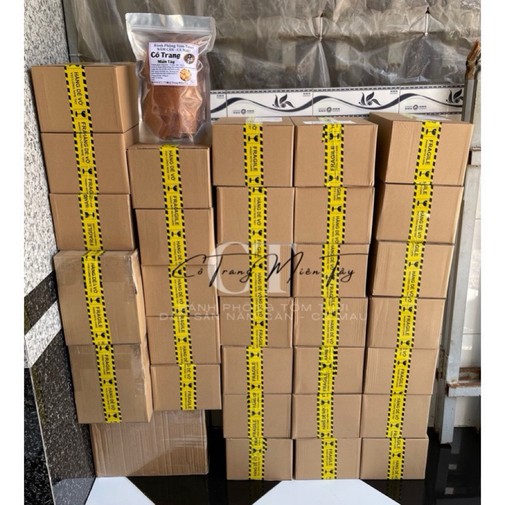 BÁNH Phồng 🦐🦐 TƯƠI CÔ TRANG MIỀN TÂY ĐẶC SẢN NĂM CĂN -CÀ MAU “Túi Zip 500gram”