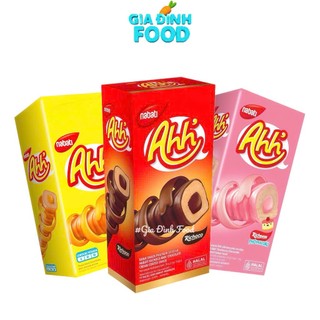 Bánh Snack phủ Phô Mai Nabati Ahh 90g (10 gói x 9g)
