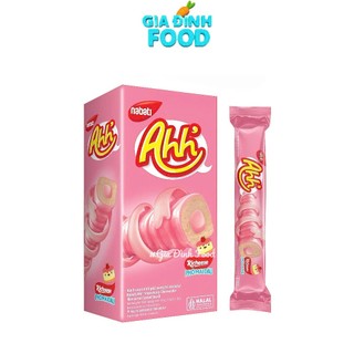 Bánh Snack phủ Phô Mai Nabati Ahh 90g (10 gói x 9g)