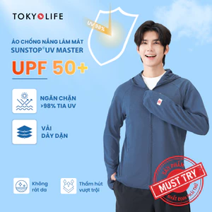 Áo Khoác Chống Nắng Chống Tia UV Nam Sunstop UV Master Cao Cấp Mũ Liền Dày Dặn 40000540 - TOKYOLIFE