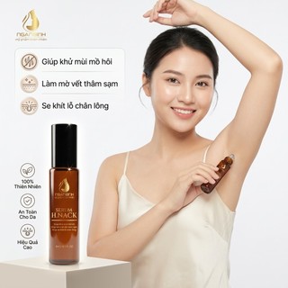 [TẶNG NÁCH HỒNG] Serum Khử Mùi Hôi Nách Mờ Thâm Nách Chân Ngân Bình H.NACK 9ml