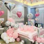Set Bóng + Set Dạ Trang Trí Phòng Cưới, Bóng Bóng Decor Phòng Tân Hôn Tặng Kèm Bơm Tay, Băng Dính