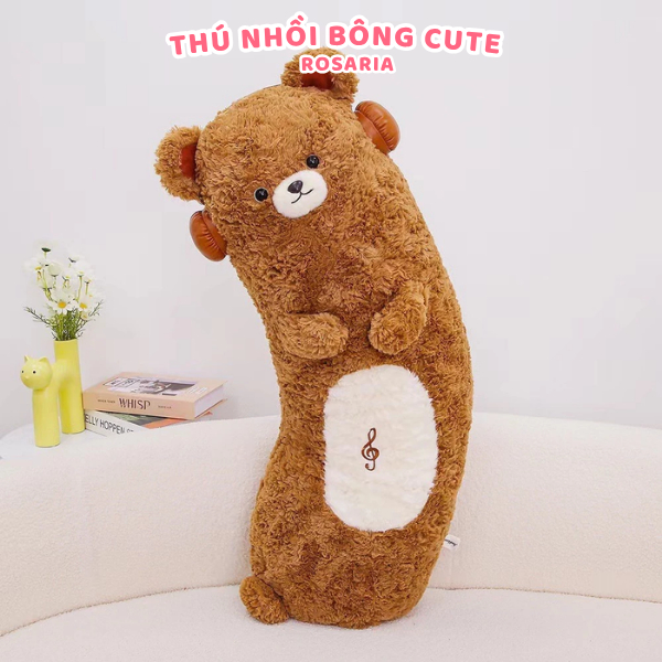 Gối ôm gấu bông hình thú nhiều mẫu – Gấu ôm ngủ cao cấp mềm mịn, thú nhồi bông dễ thương