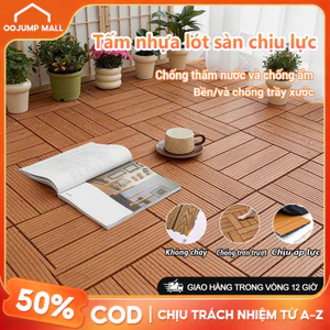Tấm nhựa lót sàn chịu lực,Combo 11 tấm nhựa lót sàn giả gỗ cao cấp, sân thượng,sân vườn