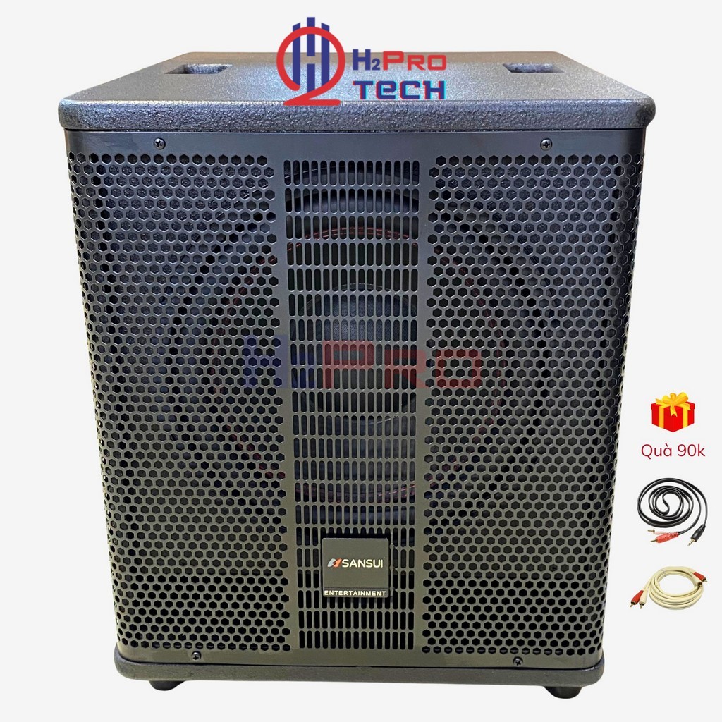 Loa Sub Điện Bass 30 Sansui 350W Công Nghệ Nhật - Tặng Dây AV, Sub 30 Siêu Trầm Cao Cấp - H2Pro Tech