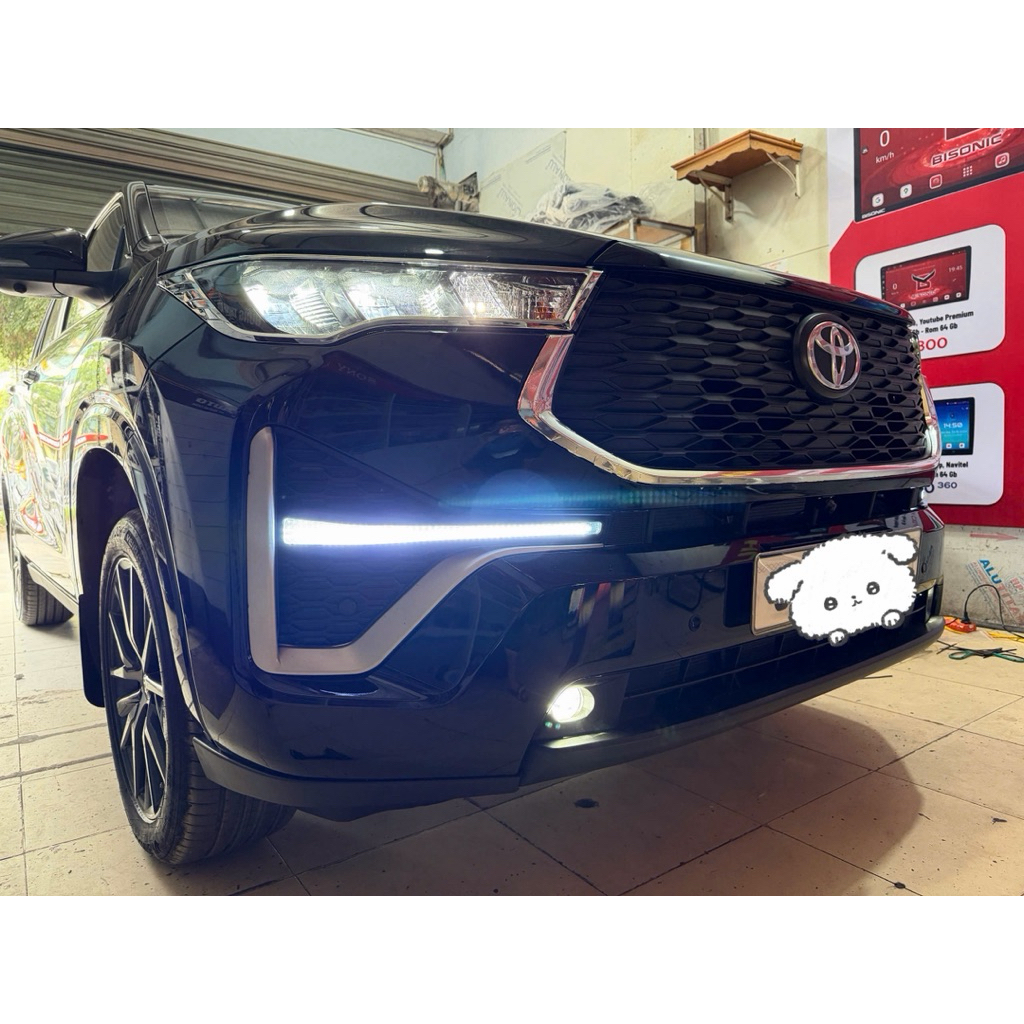 Đèn Gầm Trước Toyota Innova Cross 2023-2025 Lắp zin 100% Không Đục Khoét