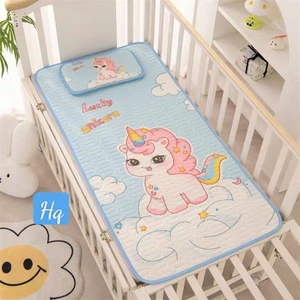 Chiếu Điều Hòa Tặng Kèm Gối Cao Su Non 5D Chất Vải Tencel Thoáng Mát Cho Bé Từ Sơ Sinh BB16